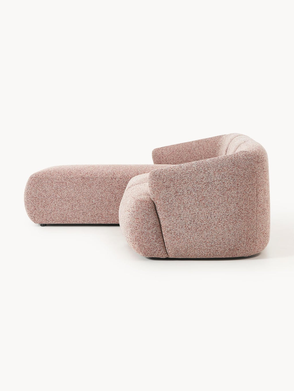 Sofia Modular Bouclé Corner Sofa (3-seater) — Warm Grey