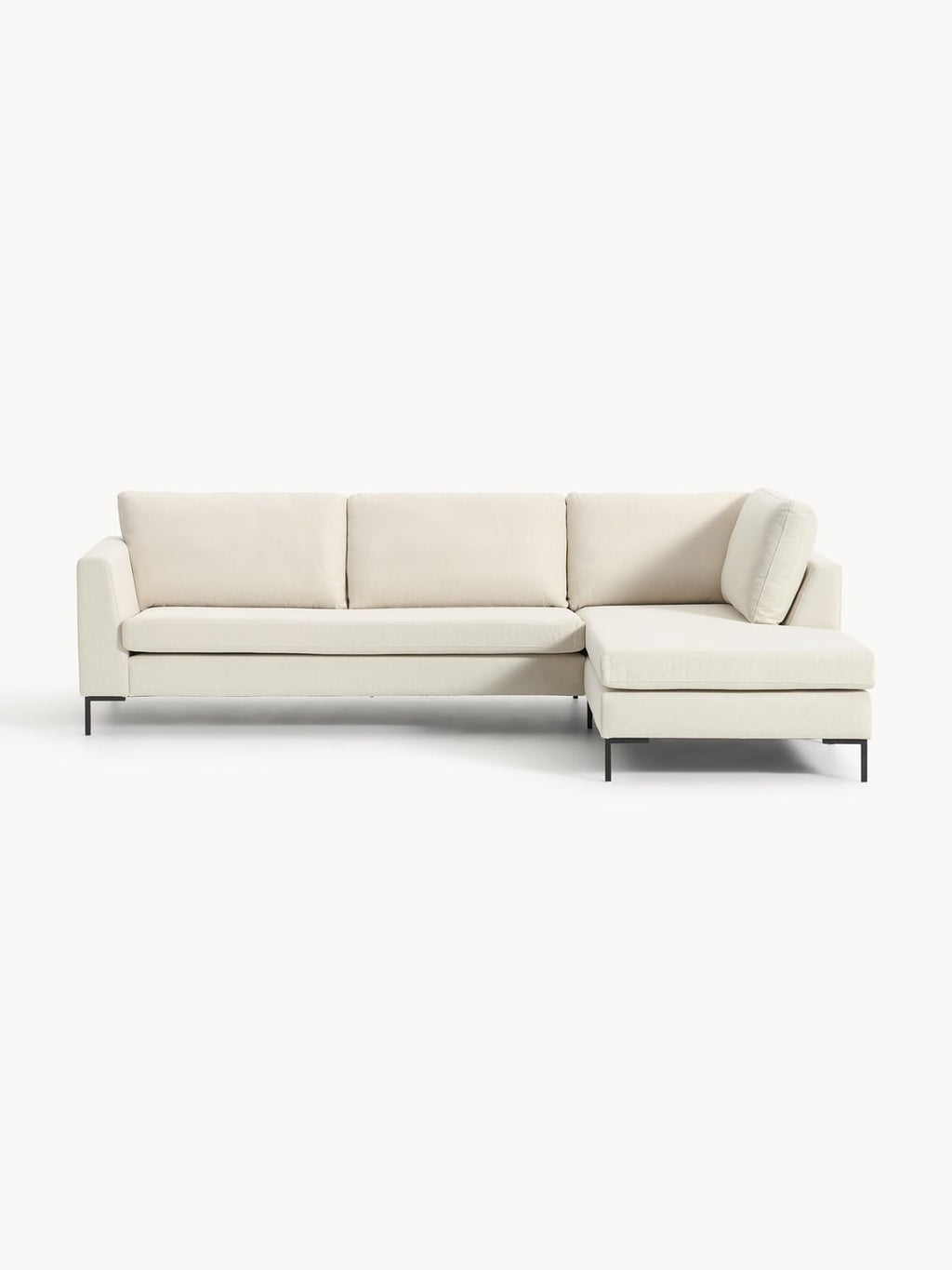 Luna Corner Sofa — Light Grey