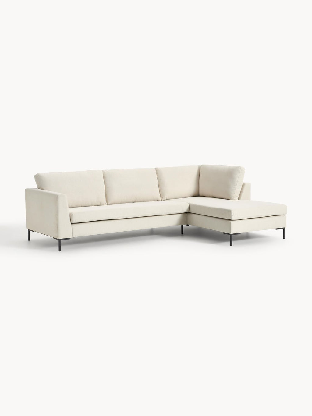 Luna Corner Sofa — Light Grey