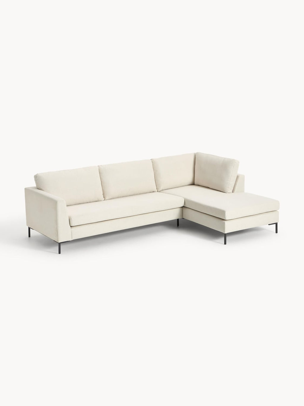 Luna Corner Sofa — Light Grey