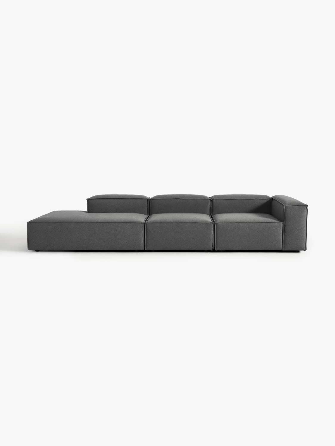 Lennon Modular XL Ottoman — Slate Grey