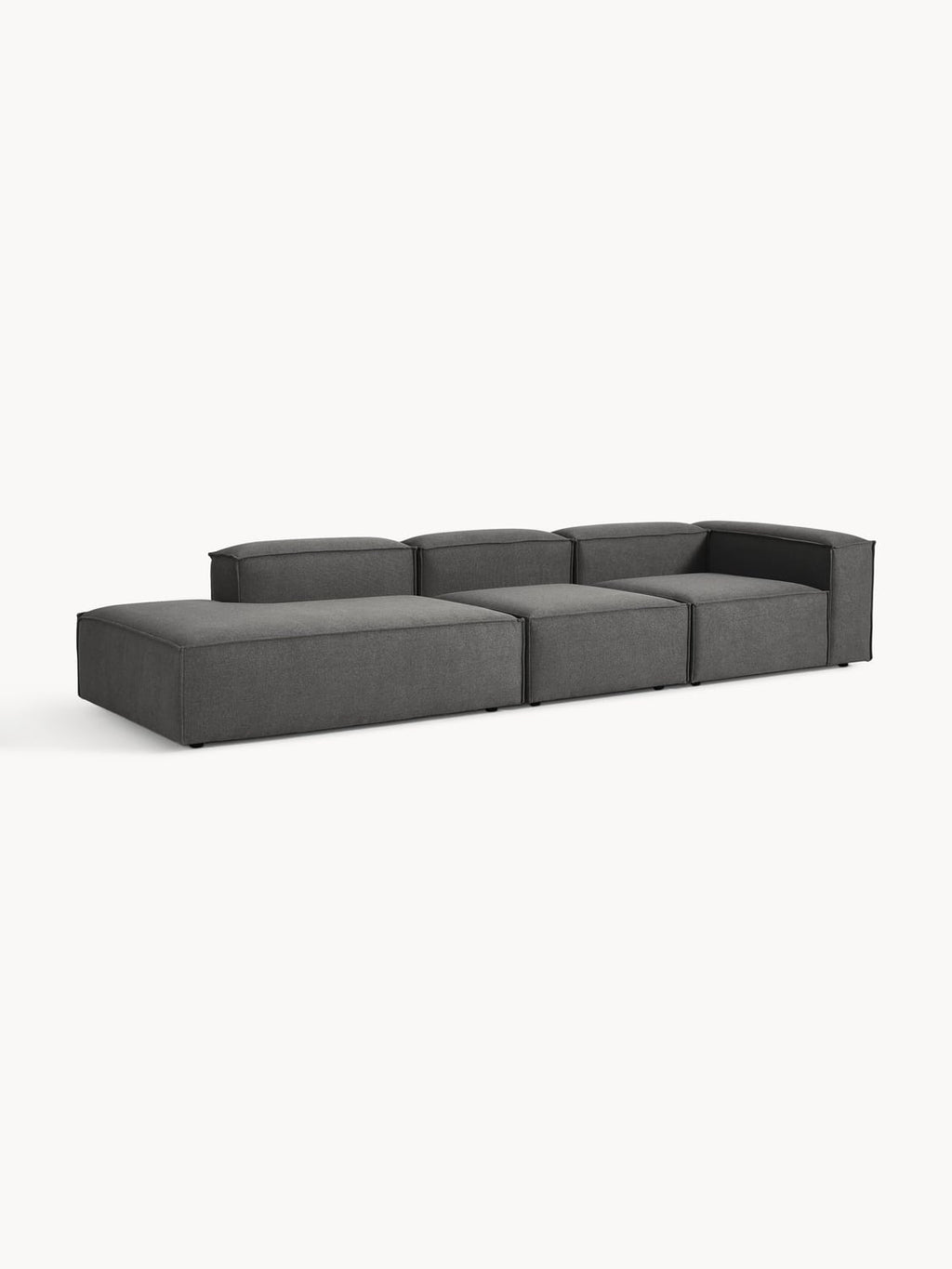 Lennon Modular XL Ottoman — Slate Grey