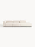 Lennon Modular XL Ottoman in Linen Blend — Off-White