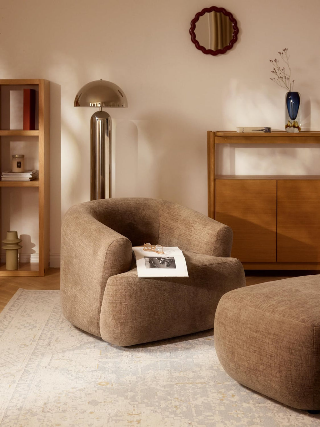 Sofia Armchair — Olive