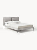 Amelia Upholstered Bed — Oatmeal