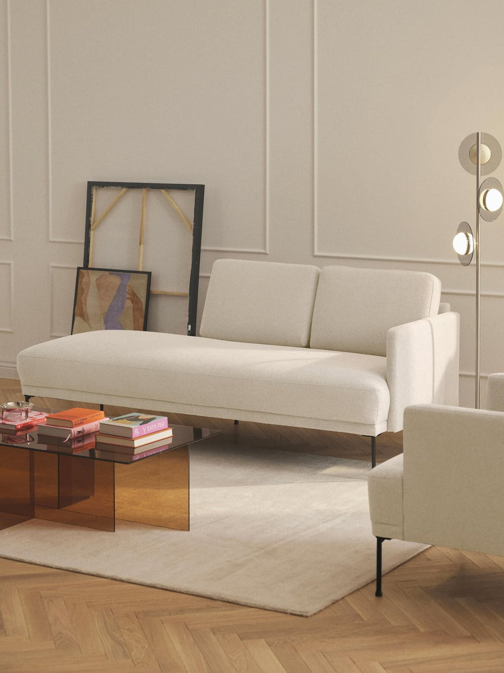 Fluente Ottoman — Off-White