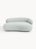 Alba Bouclé Sofa (2-seater) — Light Grey