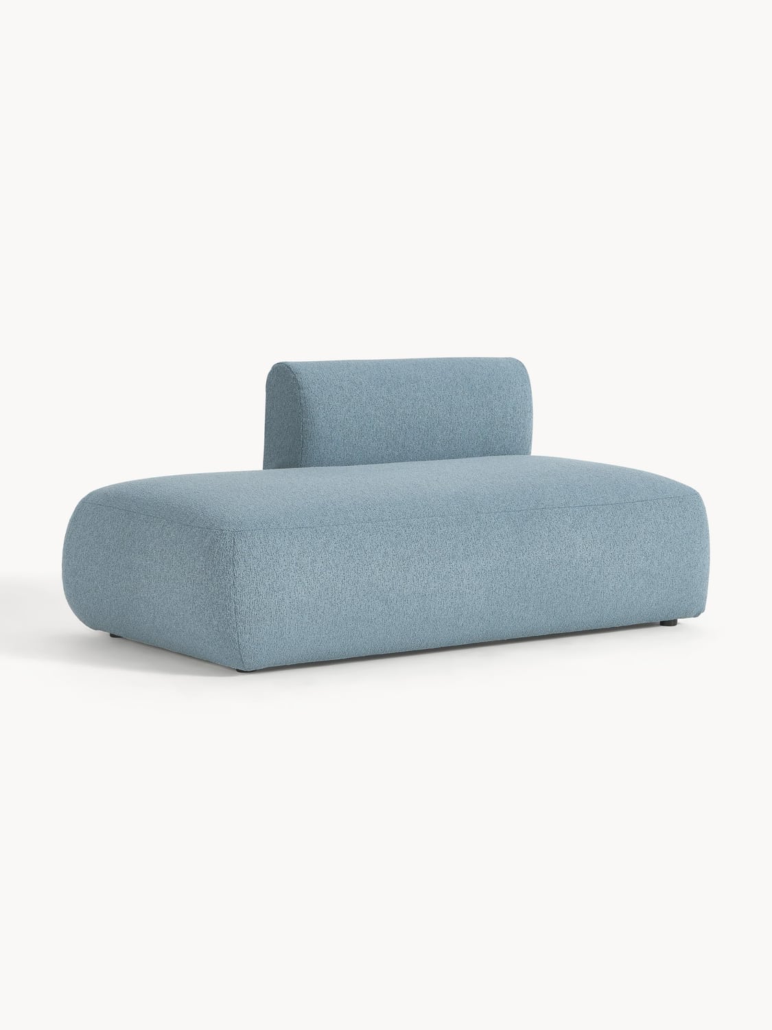 Sofia Bouclé-Chaise-Module — Grey