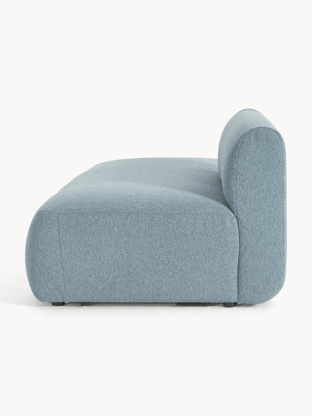 Sofia Bouclé-Chaise-Module — Grey