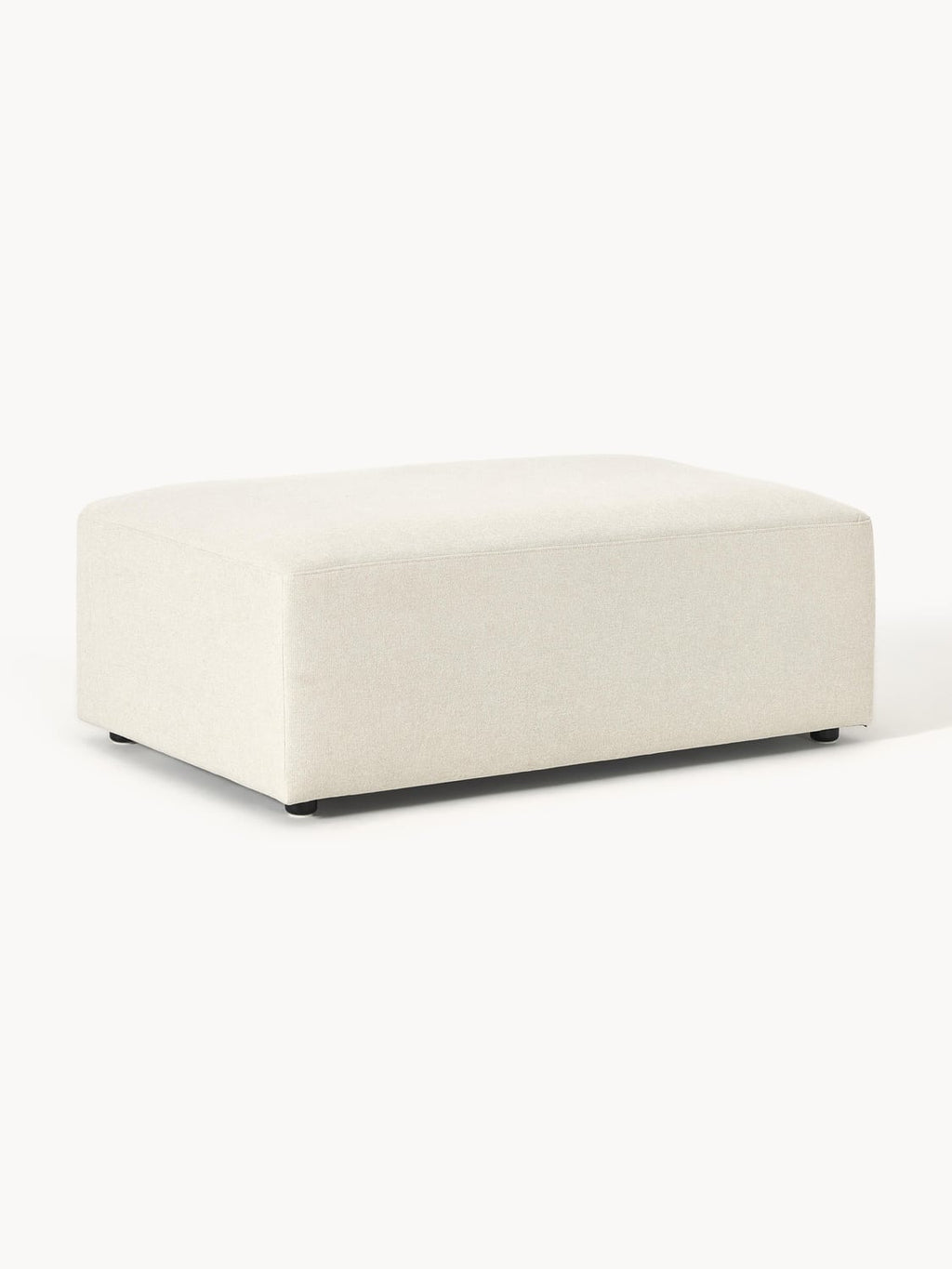 Melva XL Sofa Ottoman, B 116 x T 72 cm — Off-White