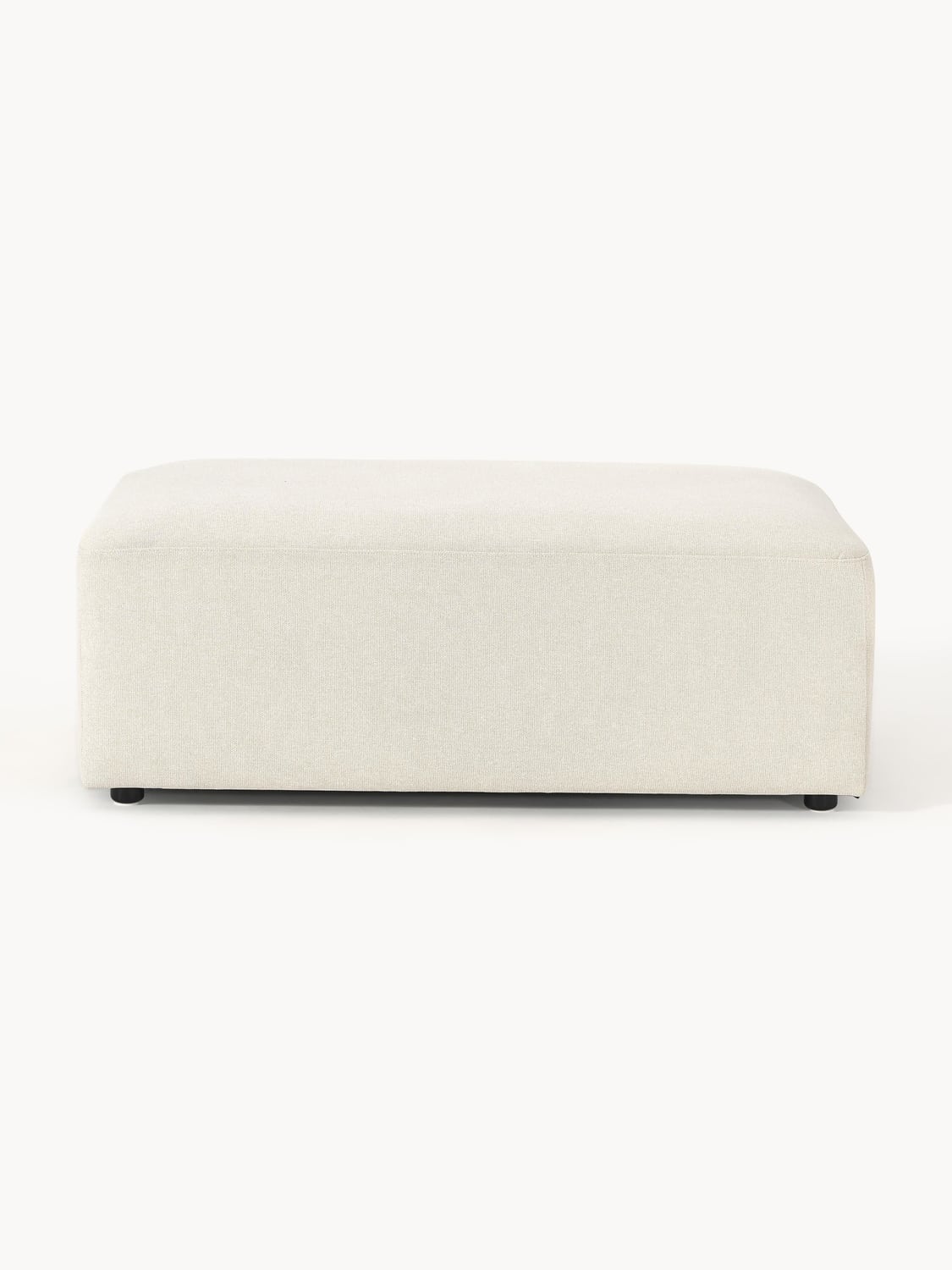 Melva XL Sofa Ottoman, B 116 x T 72 cm — Off-White