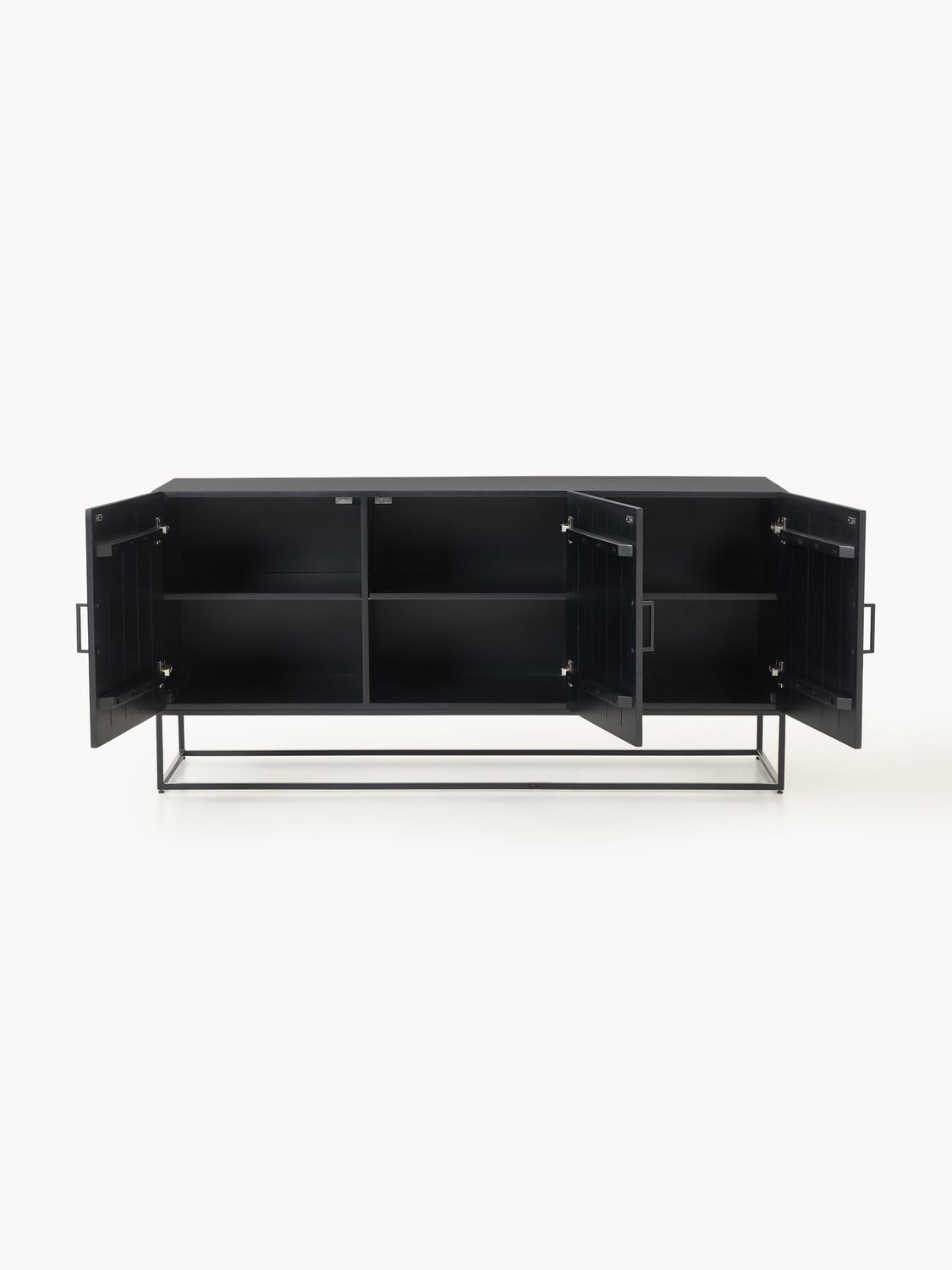 Lyle Sideboard in Mango Wood — Dark Grey