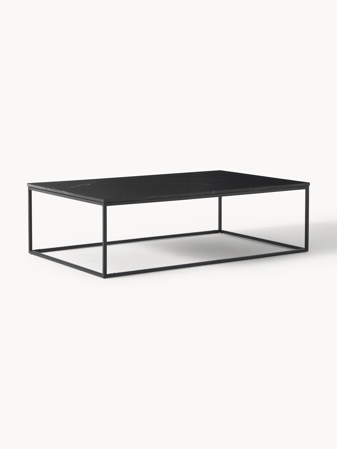 Alys Large Marble-Coffee Table — Taupe