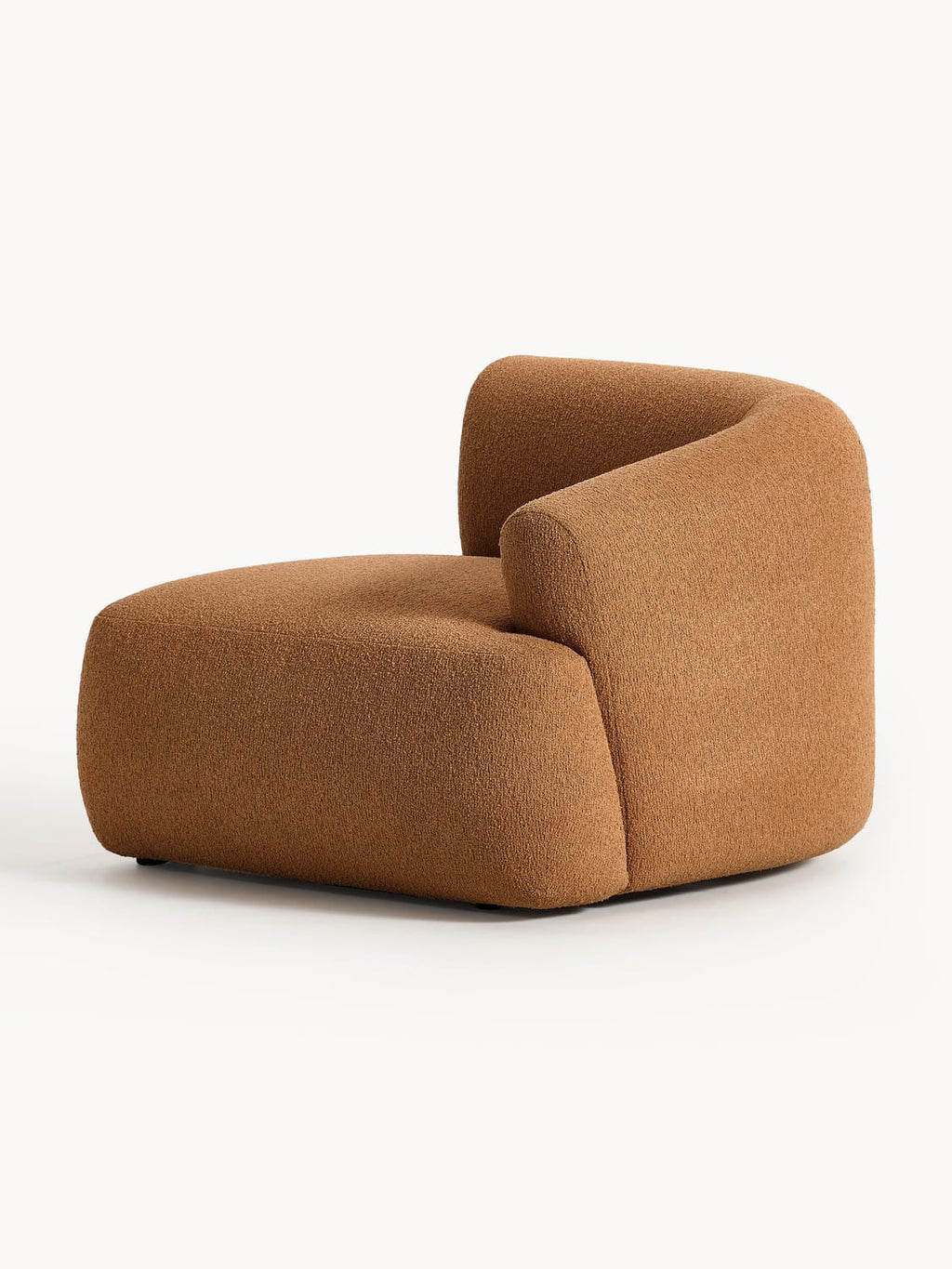 Sofia Bouclé Corner Module — Caramel
