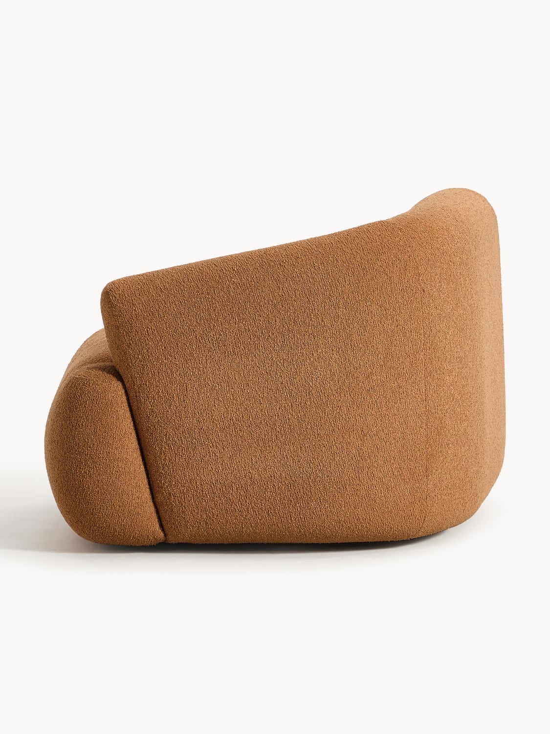 Sofia Bouclé Corner Module — Caramel