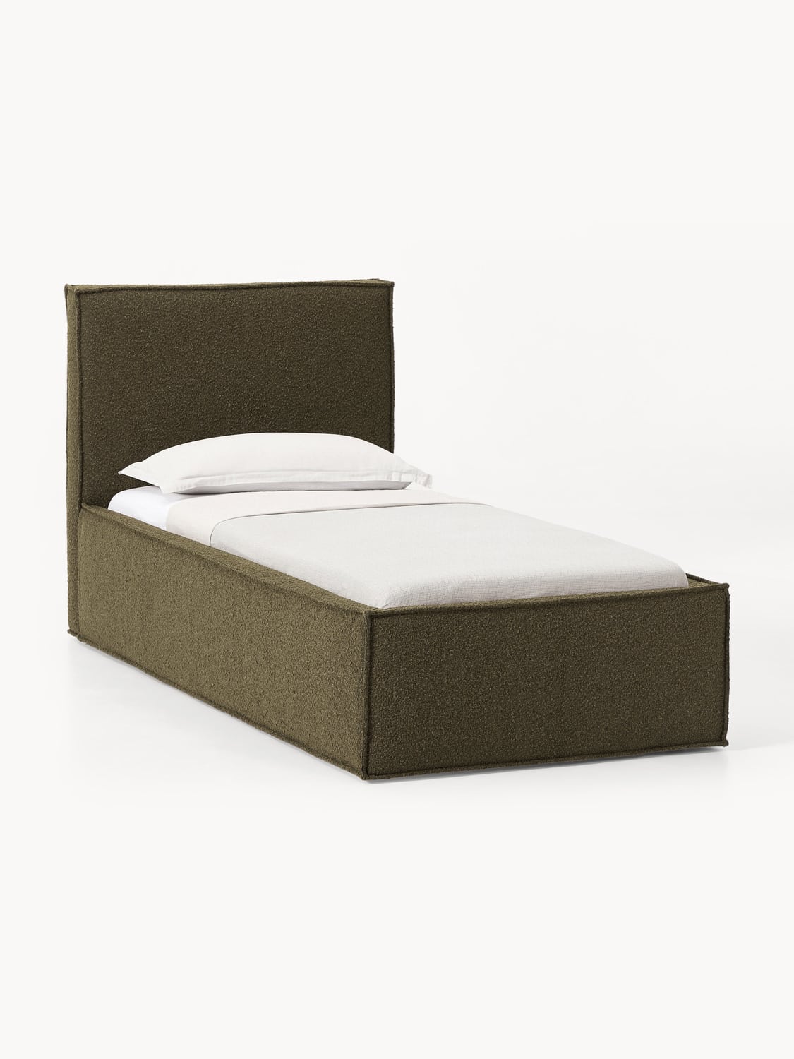 Dream Bouclé-Single Bed — Taupe