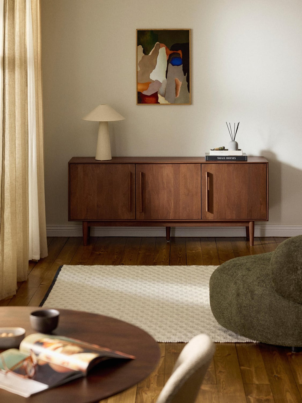 Paul Sideboard in Mango Wood — Khaki