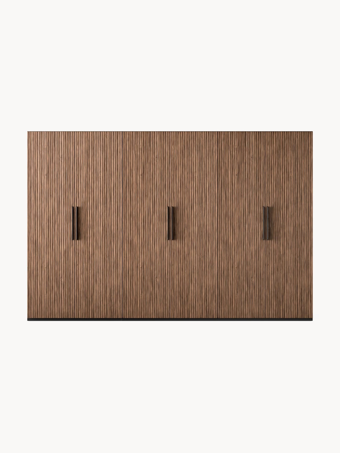 Simone Modular Hinged-Door Wardrobe, 300 cm Width, in various sizes — Olive