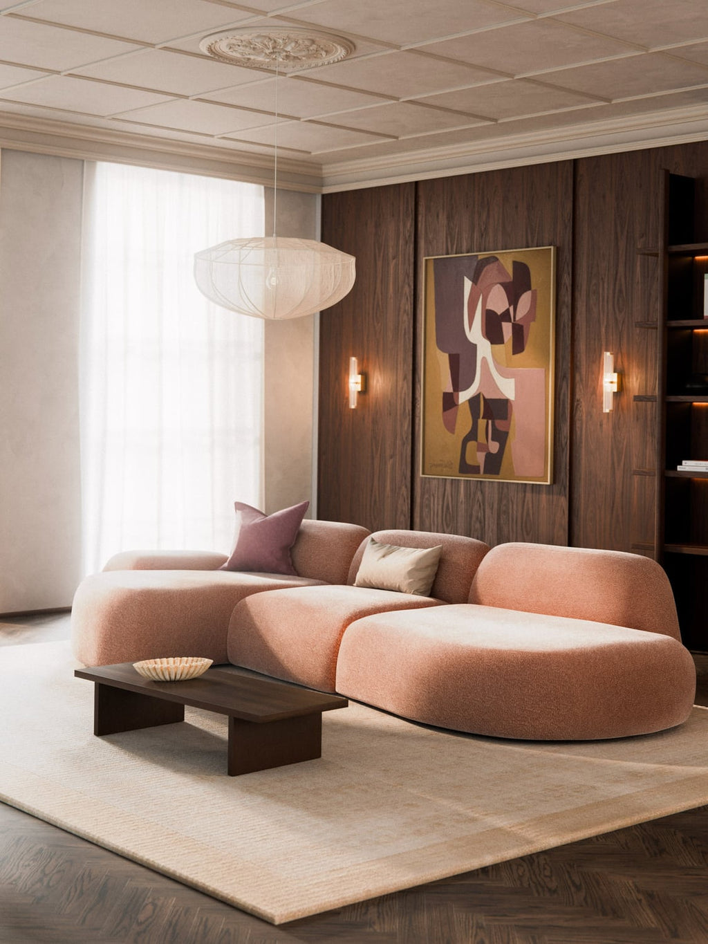 Wolke Chaise-Module — Oatmeal