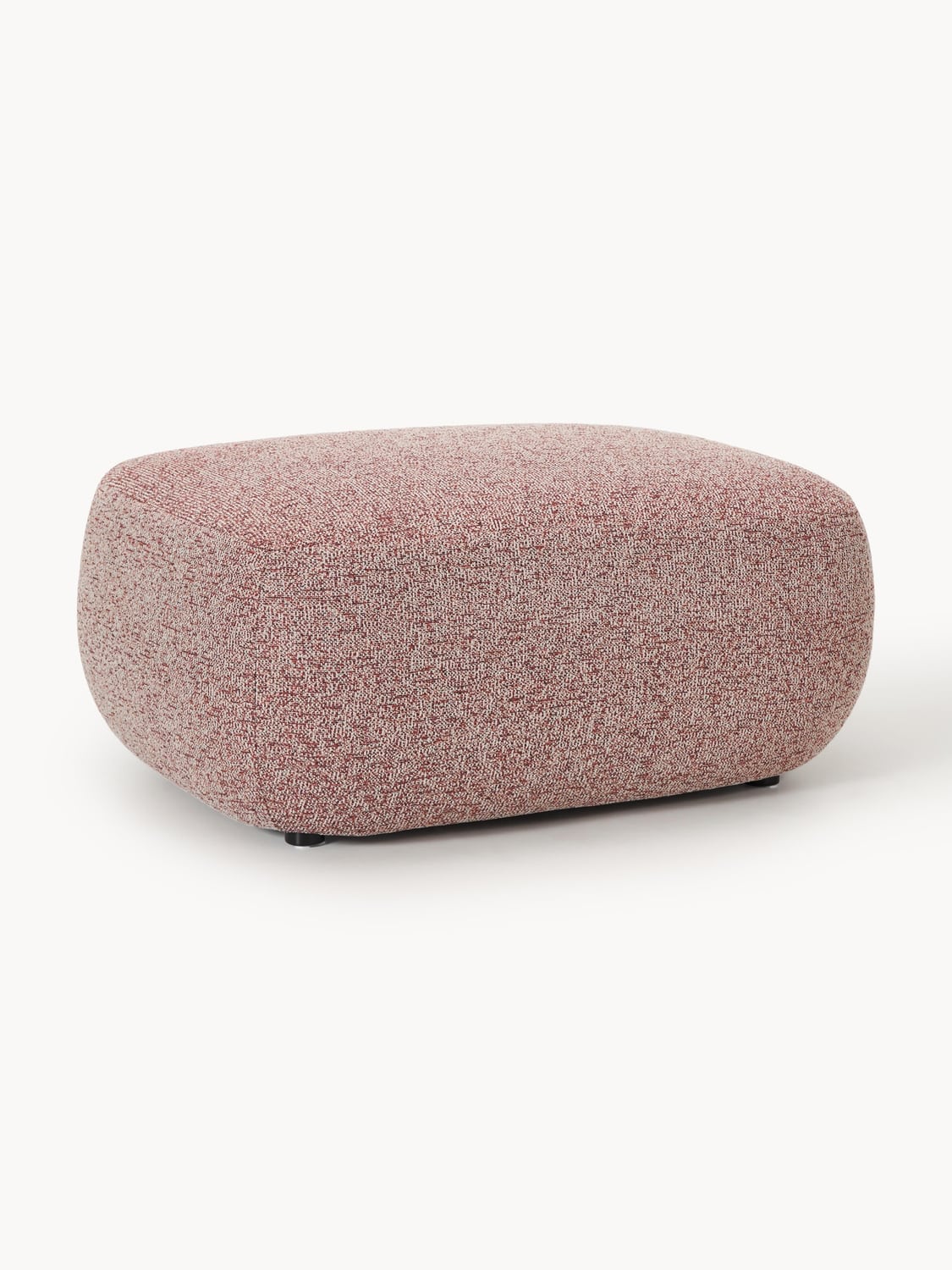 Sofia Bouclé Ottoman — Greige