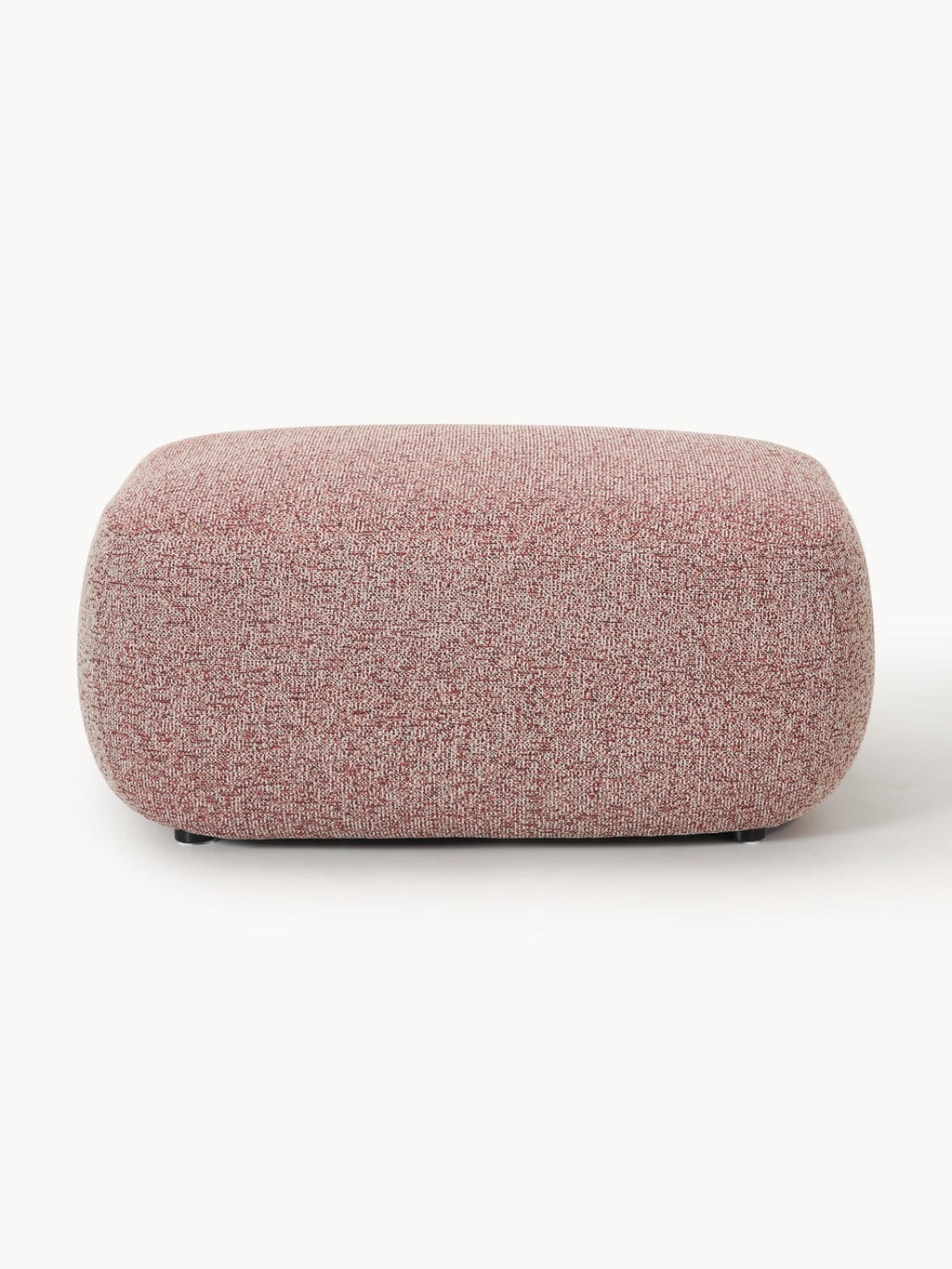 Sofia Bouclé Ottoman — Greige