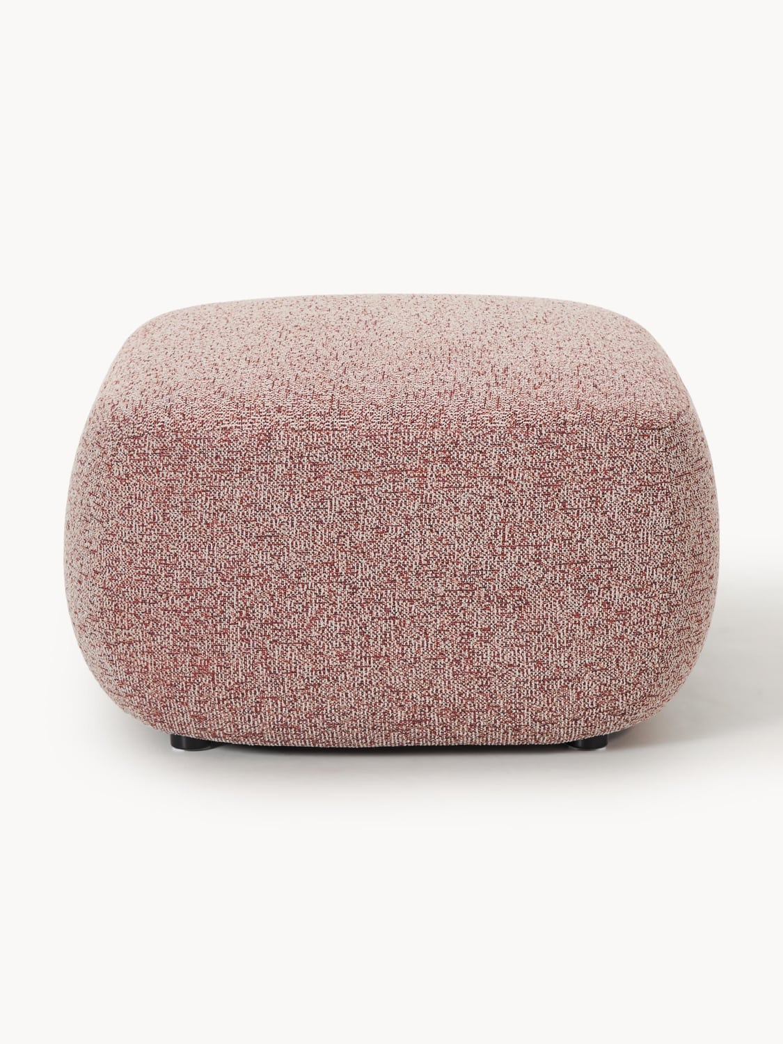 Sofia Bouclé Ottoman — Greige