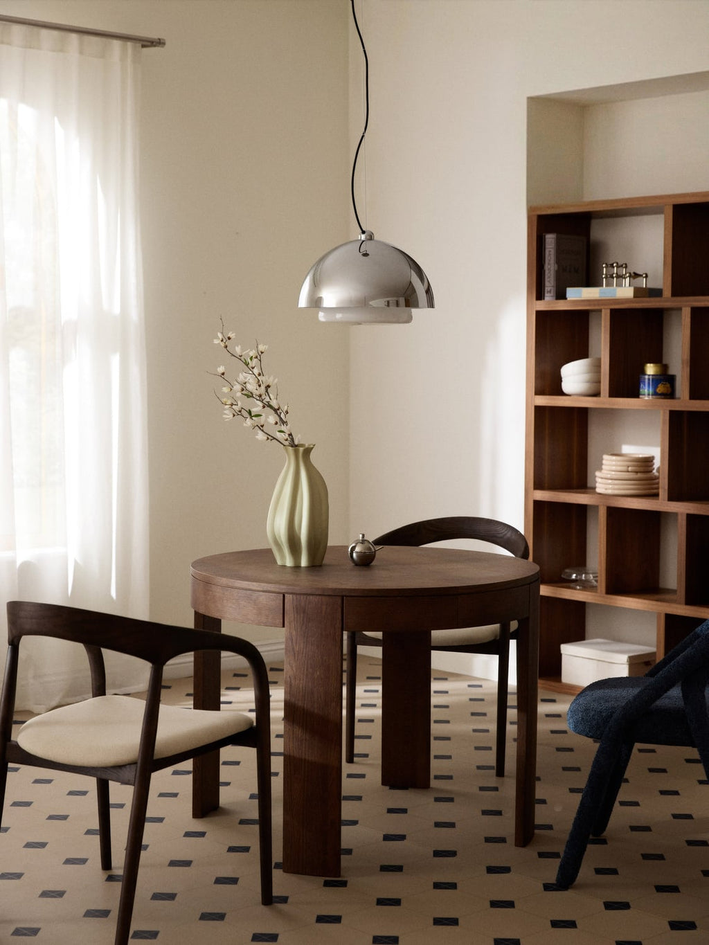 Samos Extendable Dining Table, 100 - 140 x 75 cm — Taupe