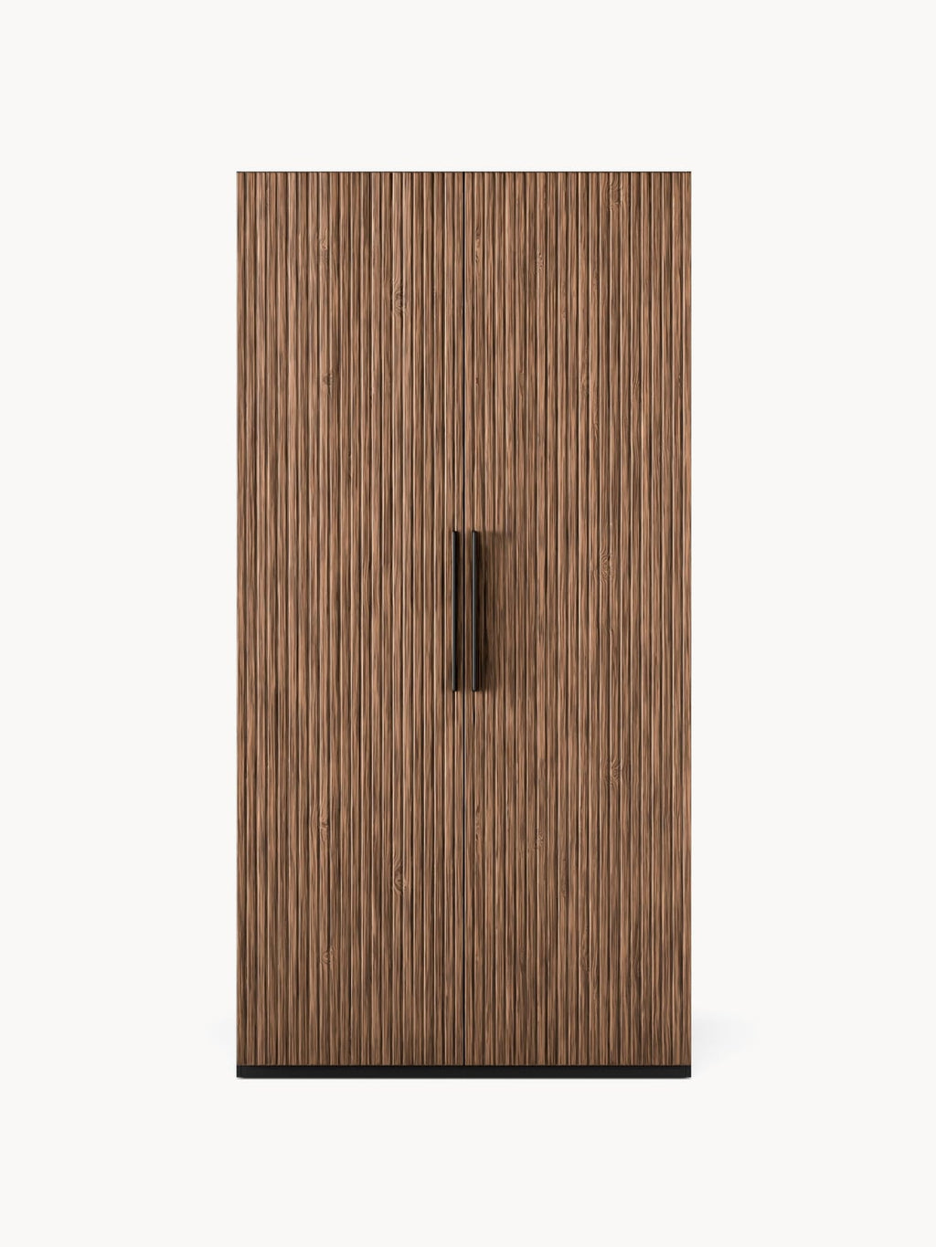 Simone Modular Hinged-Door Wardrobe, 100 cm Width, in various sizes — Brown