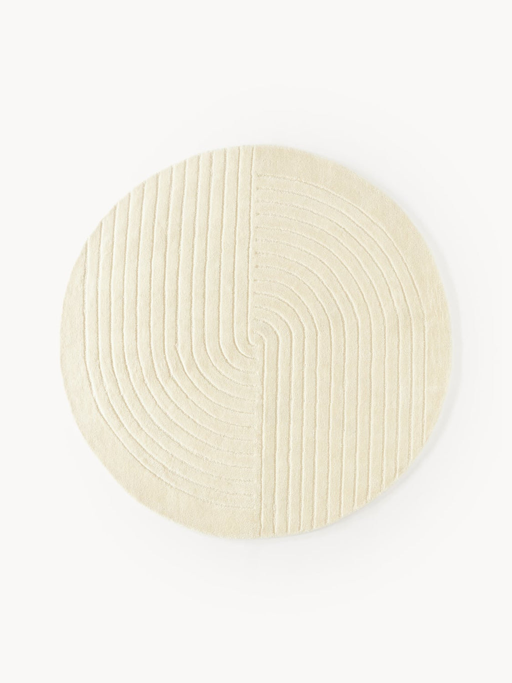 Mason Round Wool Rug, Hand-Tufted