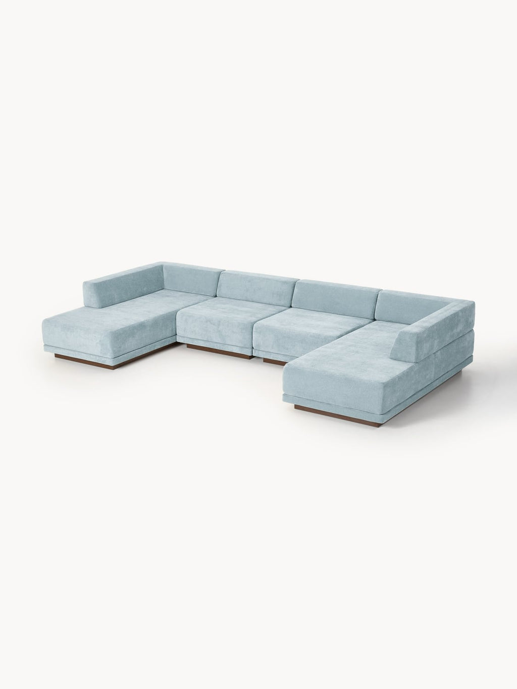 Colin Large Modular Sofa (4-seater) — Light Grey