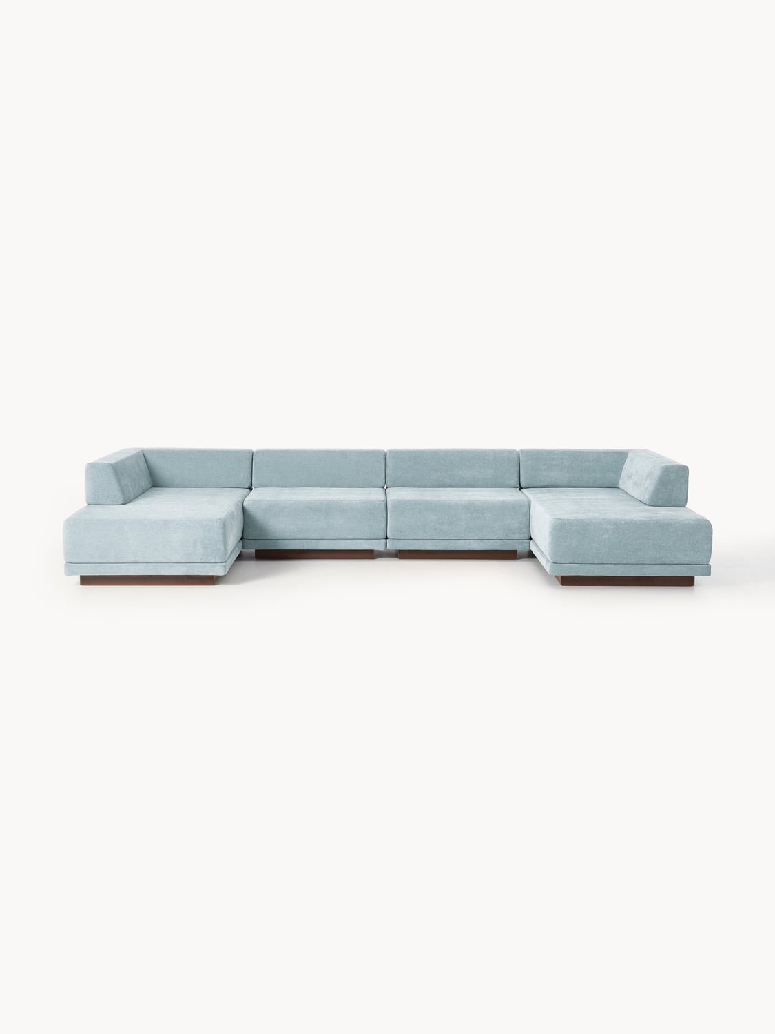 Colin Large Modular Sofa (4-seater) — Light Grey