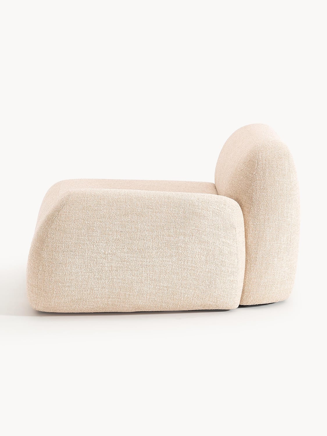 Wolke Bouclé Corner Module — Blush