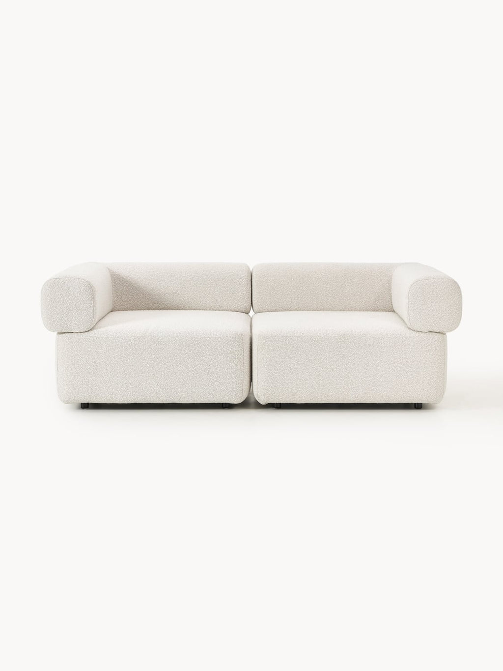 Anton Modular Bouclé Sofa (3-seater) — Light Grey