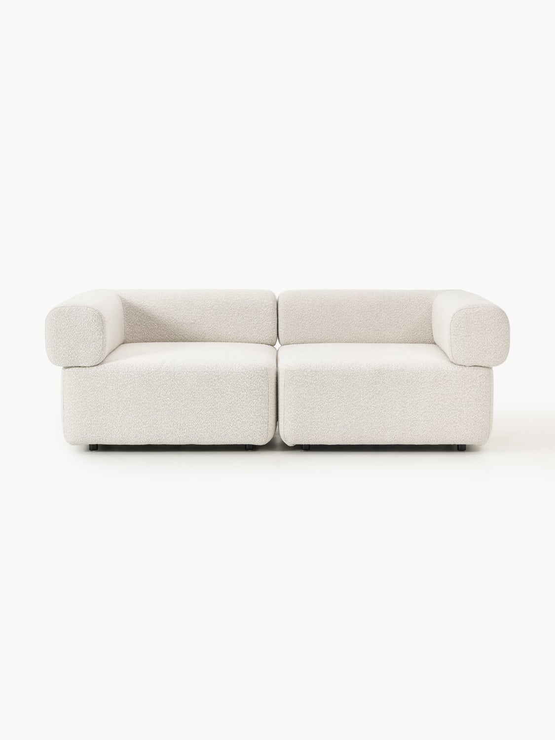 Anton Modular Bouclé Sofa (3-seater) — Light Grey