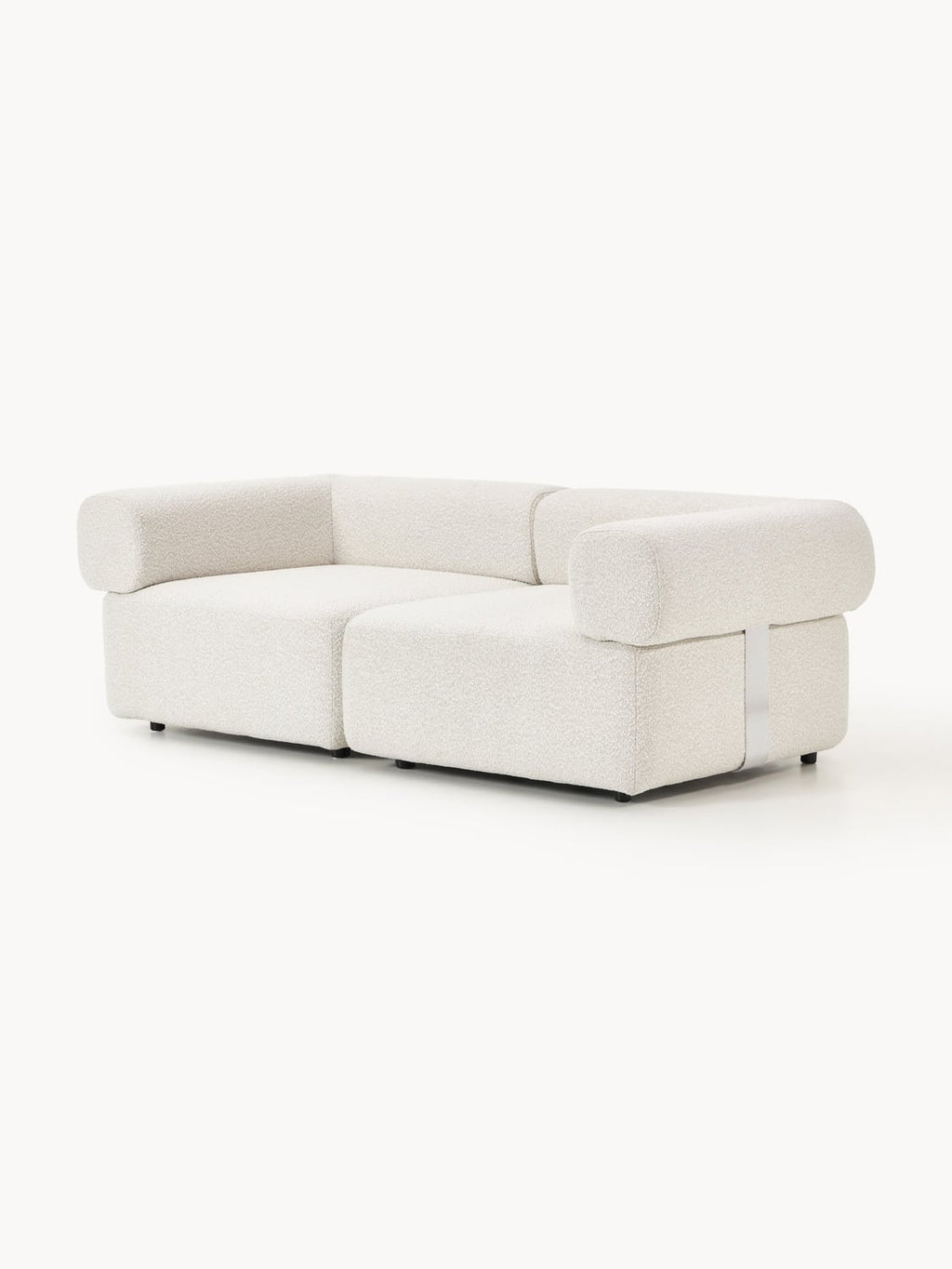 Anton Modular Bouclé Sofa (3-seater) — Light Grey