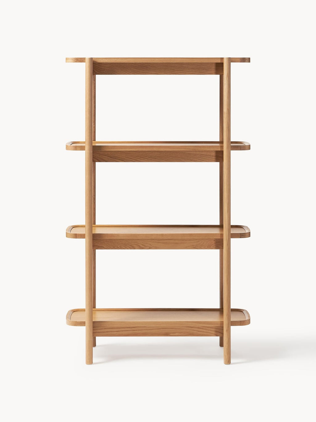 Libby Wooden Shelving Unit — Warm Grey