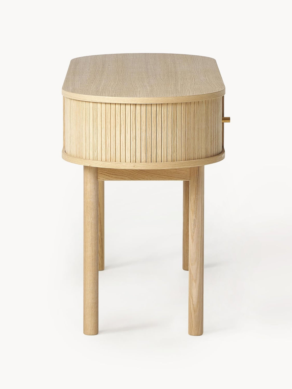 Calary Desk with Fluted Front — Sand