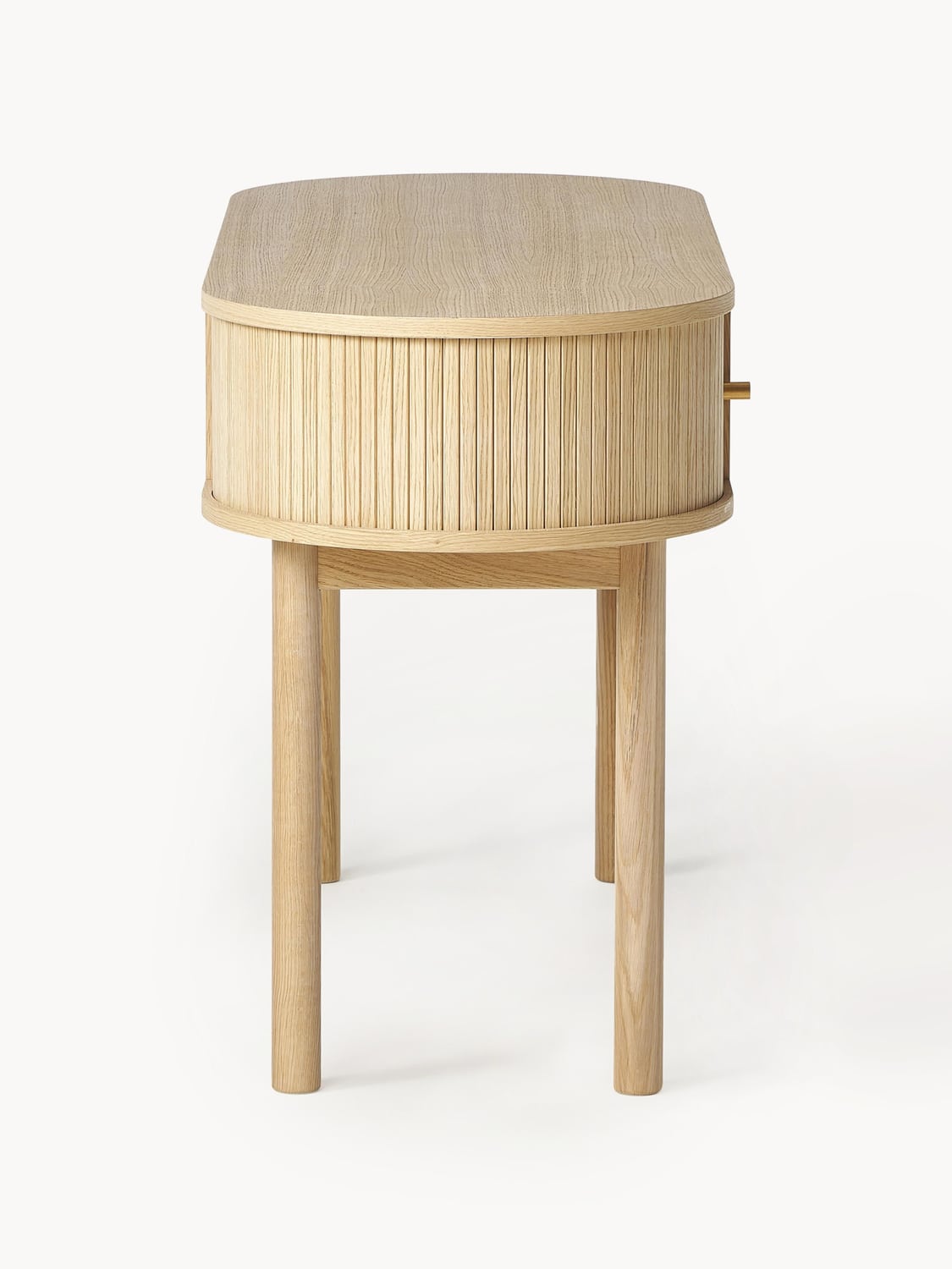 Calary Desk with Fluted Front — Sand