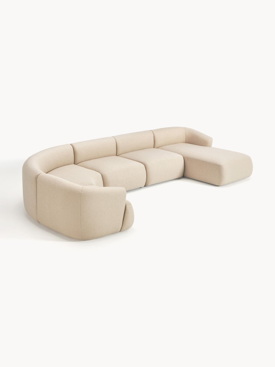 Sofia Modular XL Sofa — Powder Pink