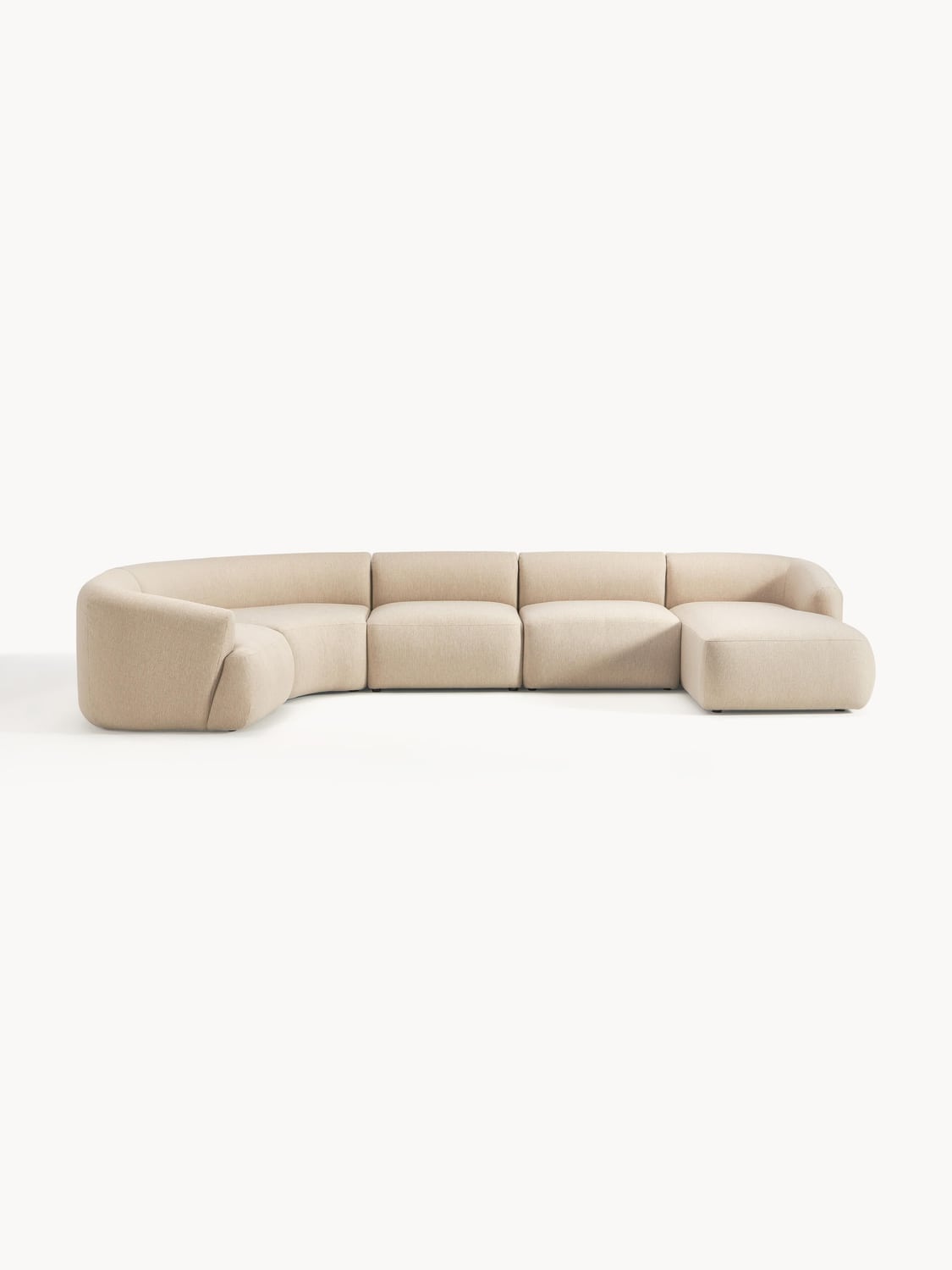 Sofia Modular XL Sofa — Powder Pink