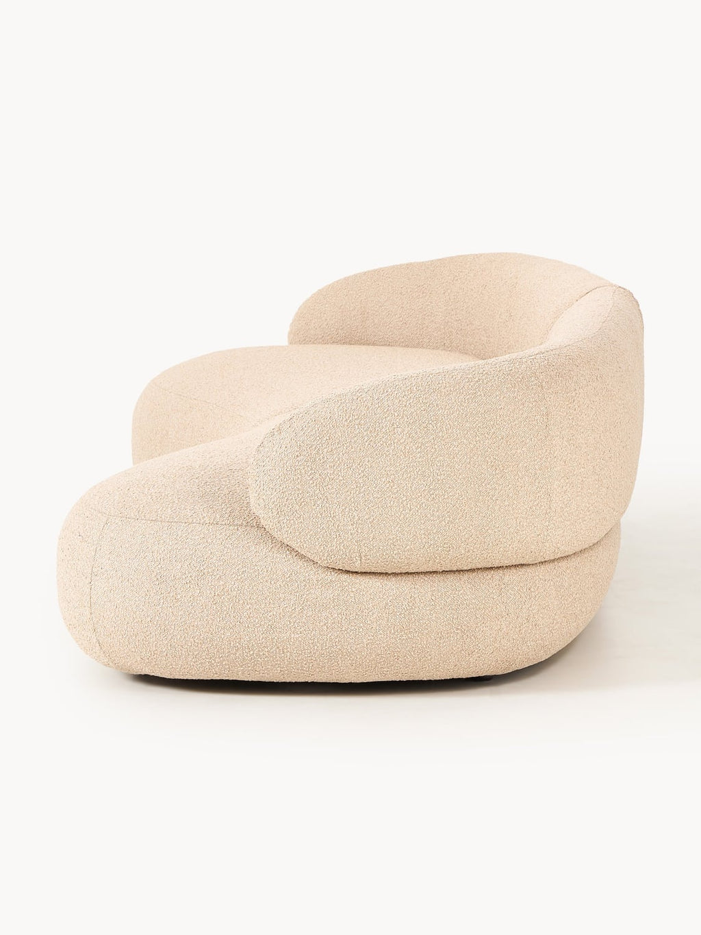 Alba Bouclé Sofa (4-seater) — Blush
