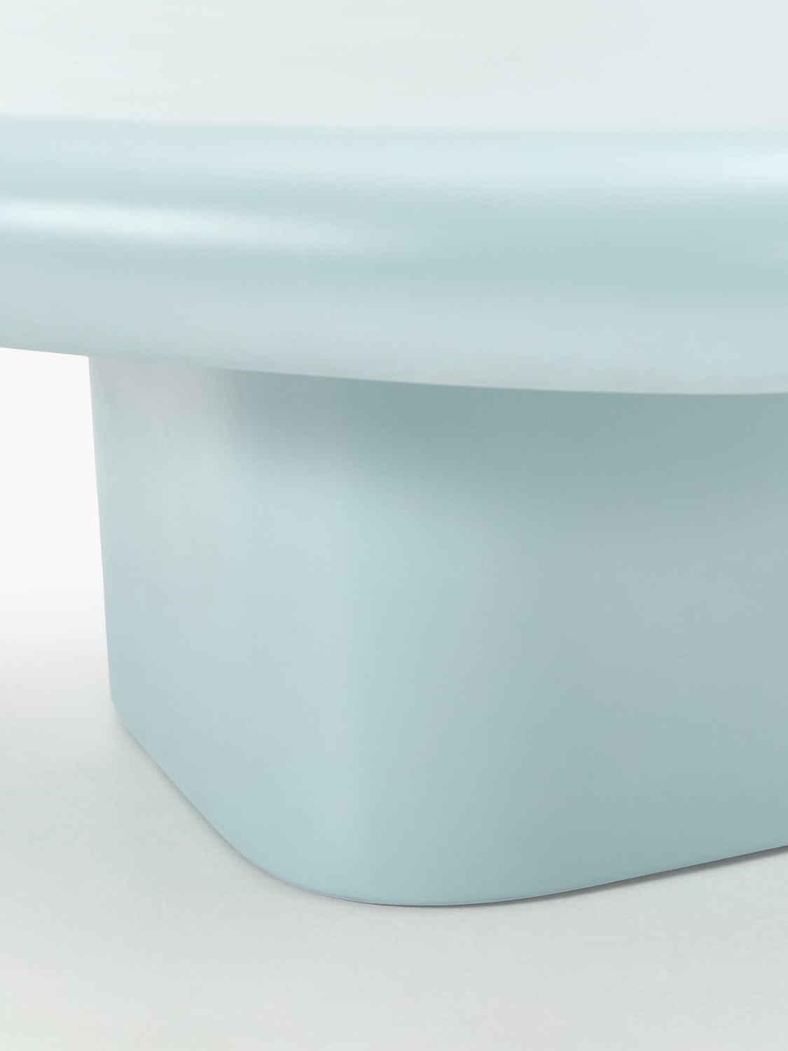 Anaya Indoor & Outdoor Coffee Table — Light Grey