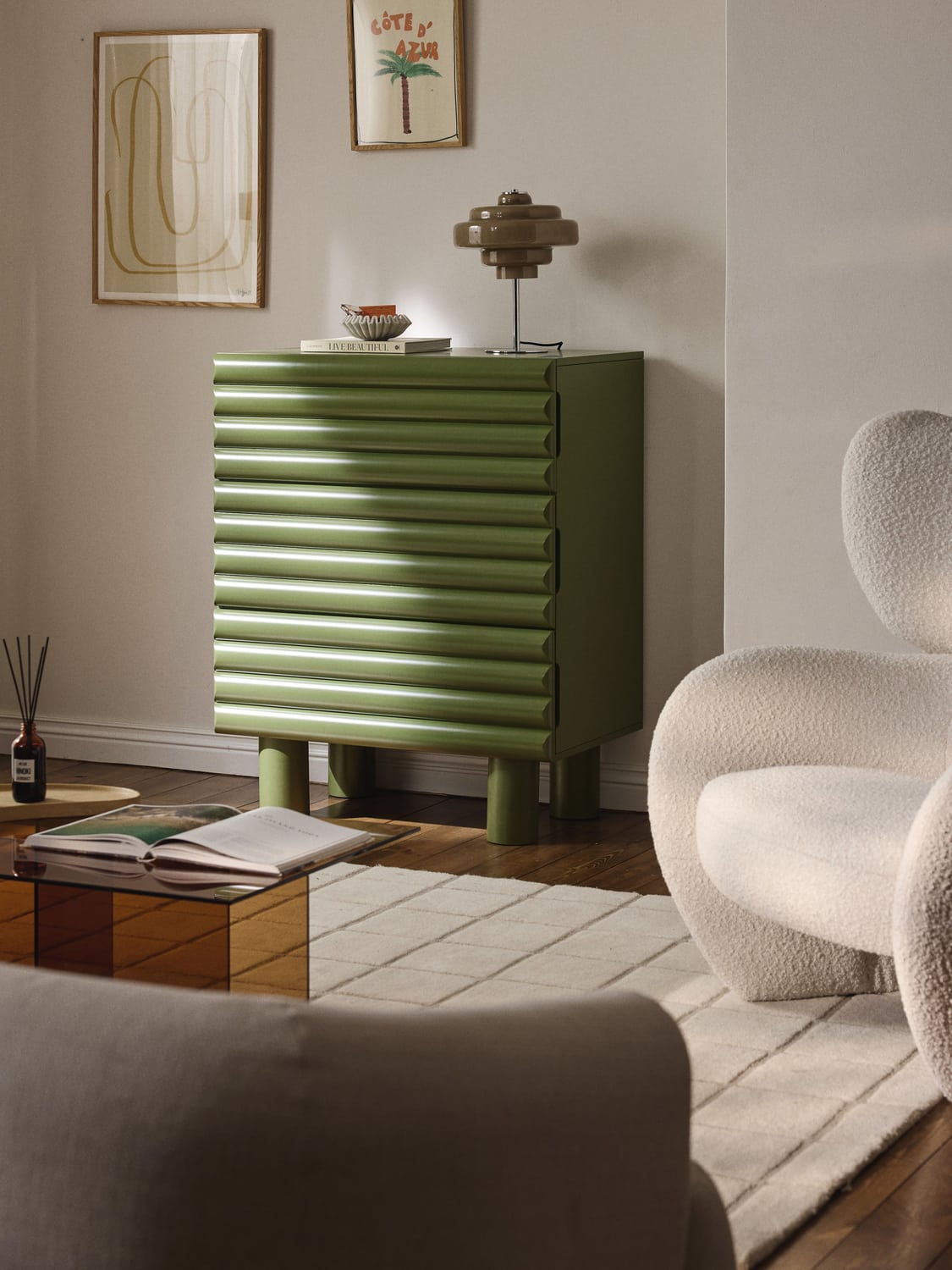 Fana Chest of Drawers — Green