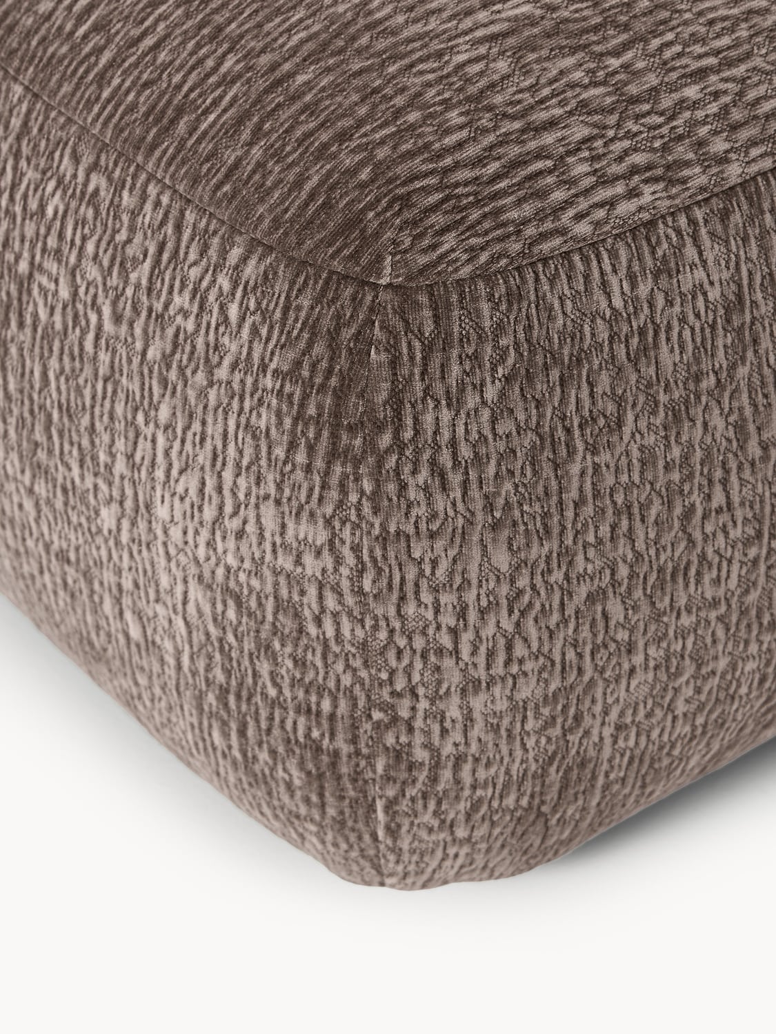 Tayla Sofa Ottoman — Dark Grey
