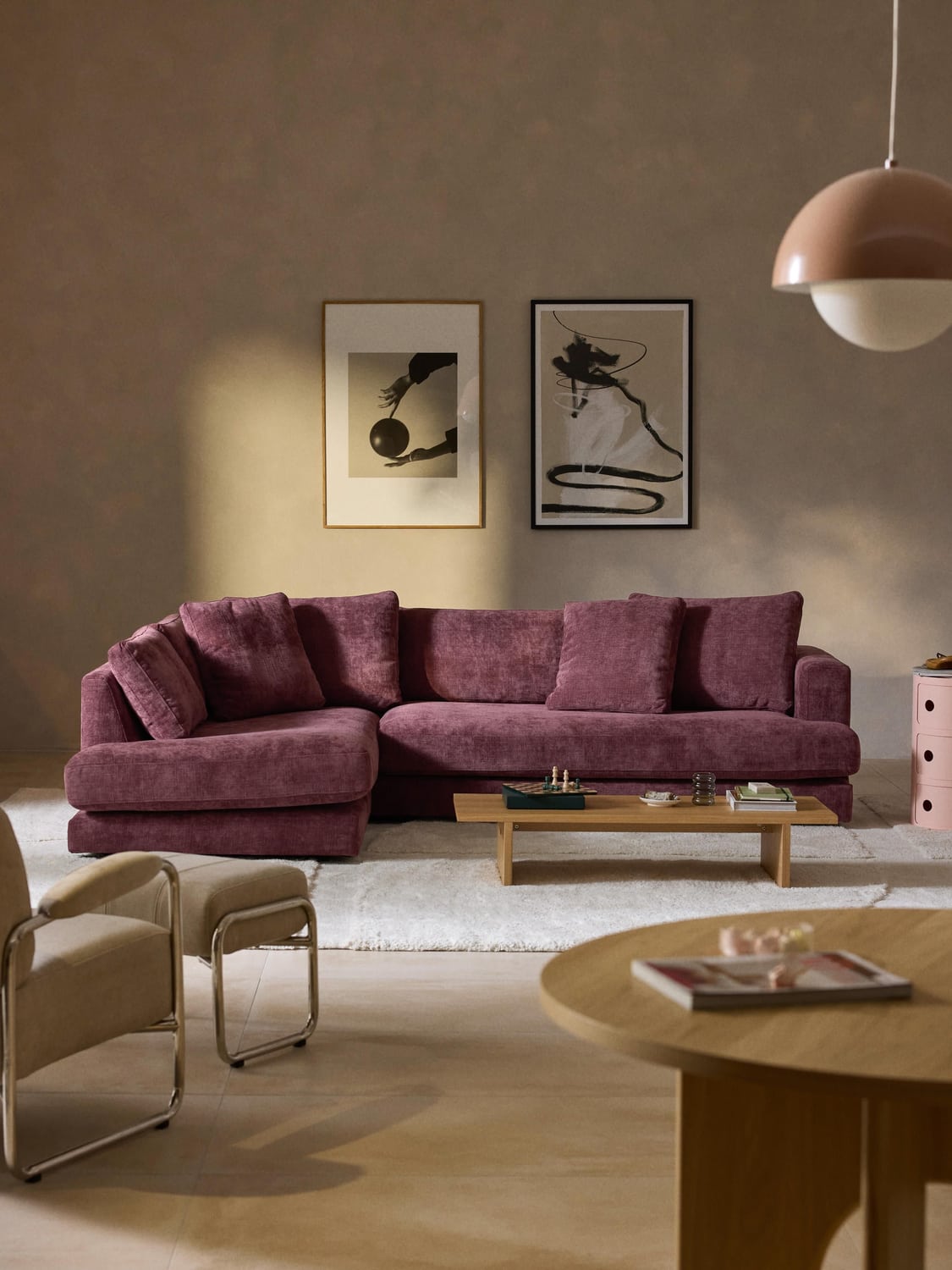 Tribeca Corner Sofa — Dark Grey