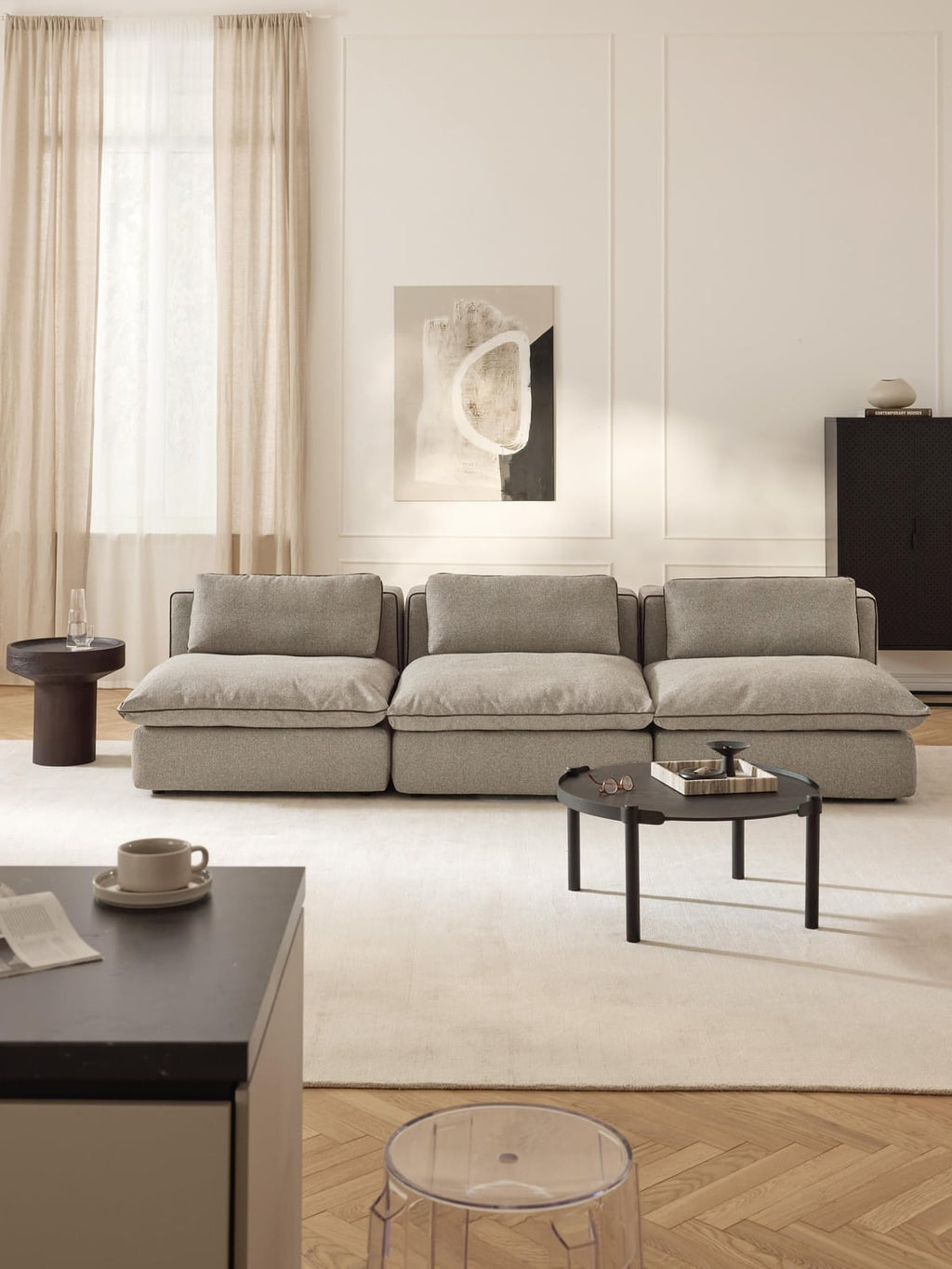 Felix Modular Sofa (3-seater) — Taupe