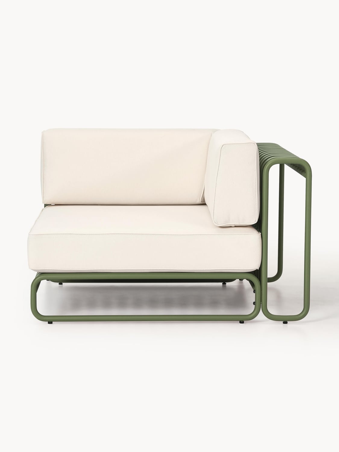 Caio Garden Corner Module — Pearl Grey