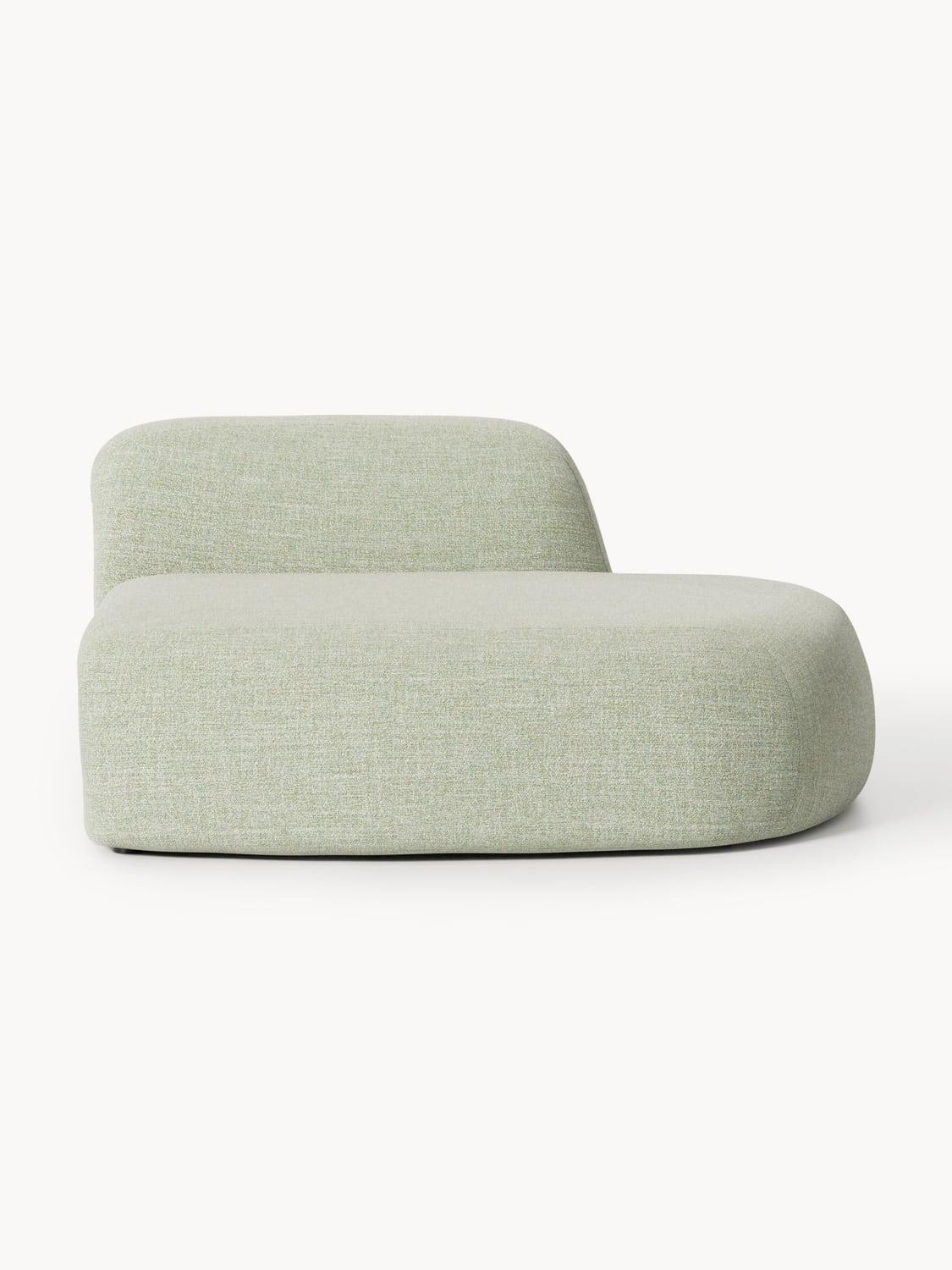 Wolke Bouclé-Chaise-Module — Oatmeal