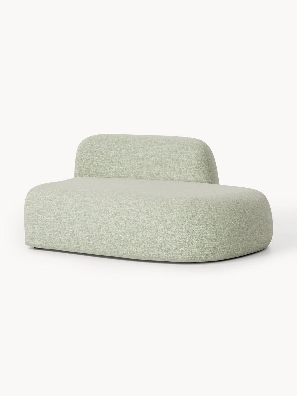 Wolke Bouclé-Chaise-Module — Oatmeal