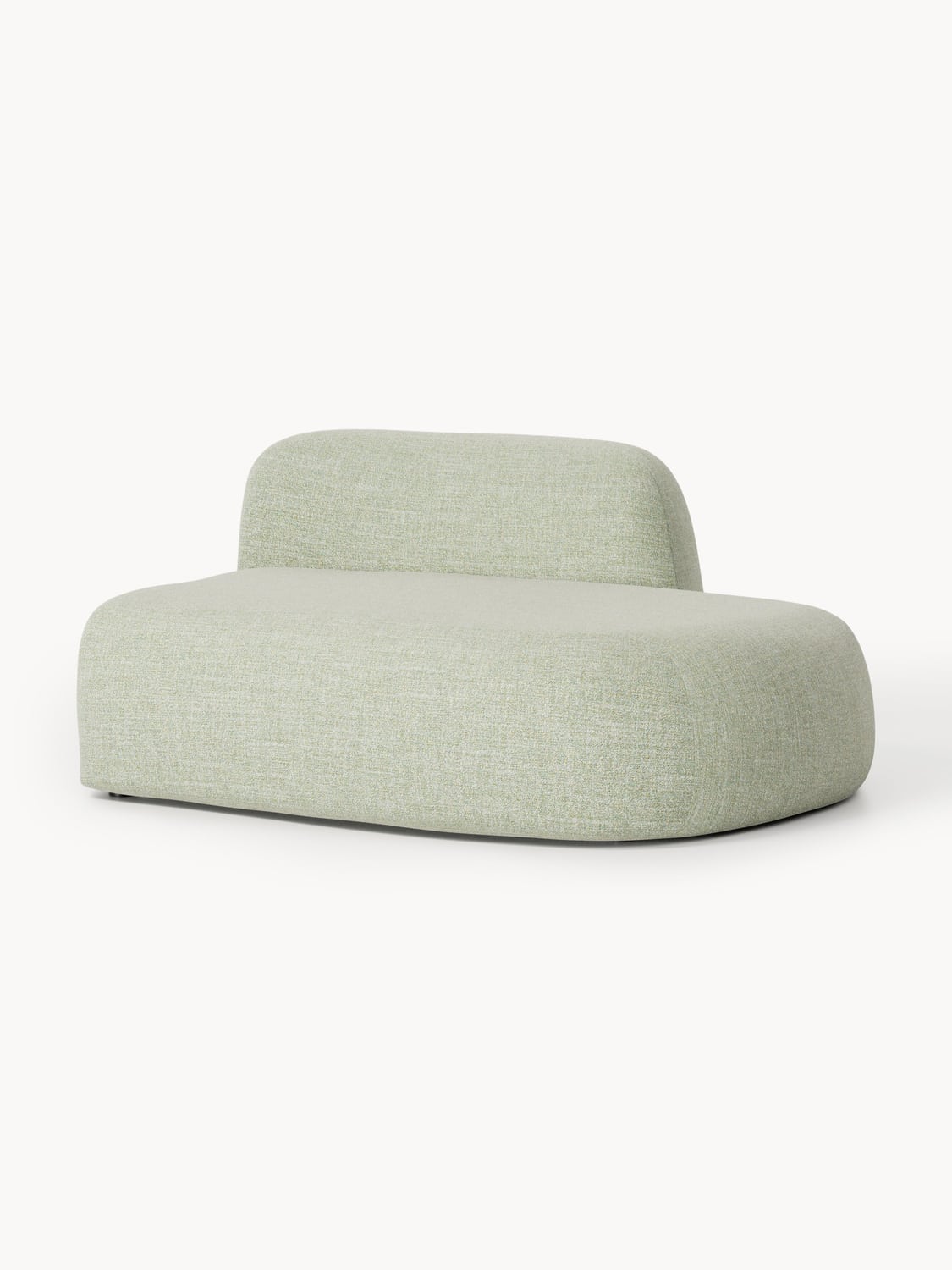 Wolke Bouclé-Chaise-Module — Oatmeal